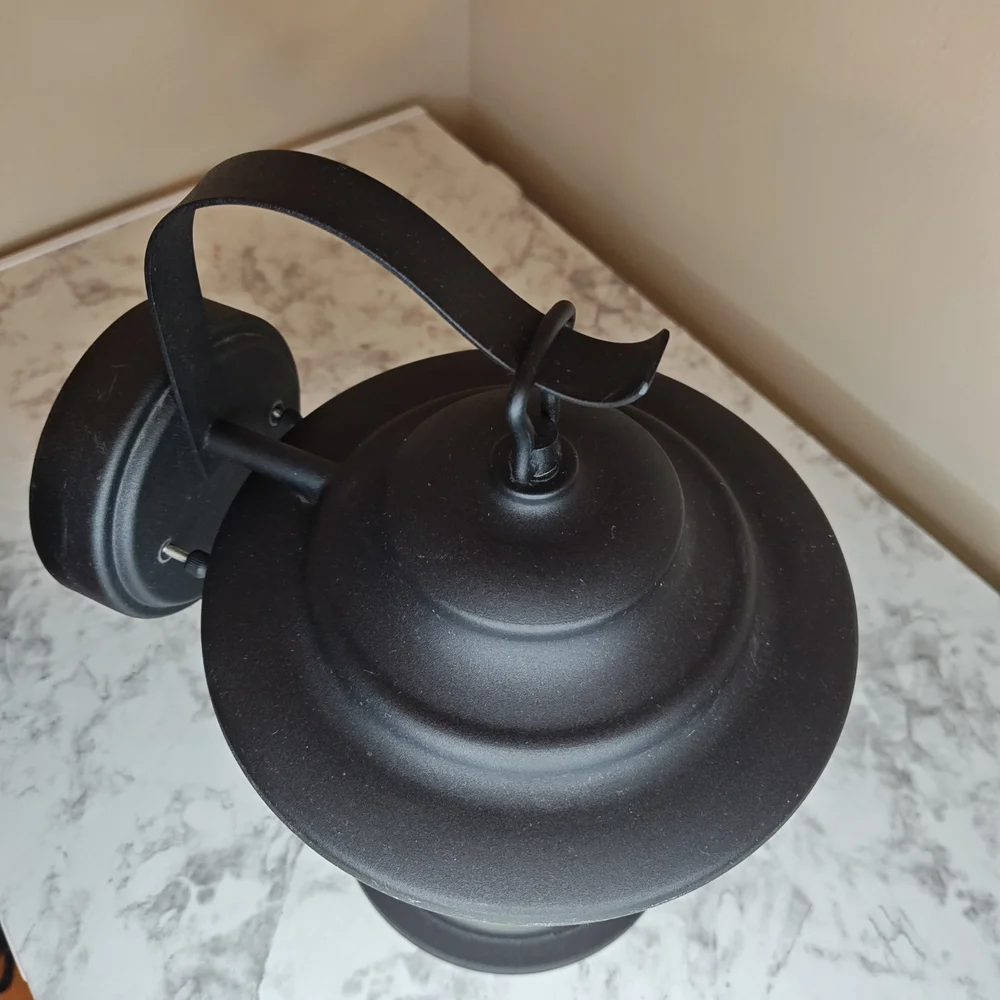 Outdoor Wall Lantern Elegant Black